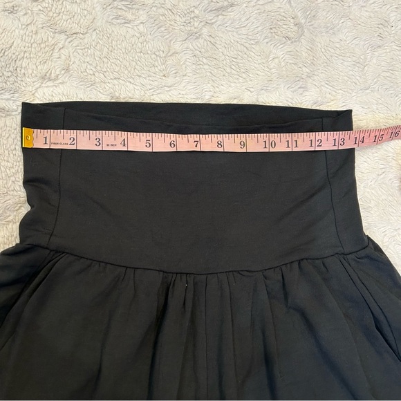 Quince - EUC Black French Terry Modal Wide Leg Palazzo Trouser Pants - Large L - Picture 6 of 9